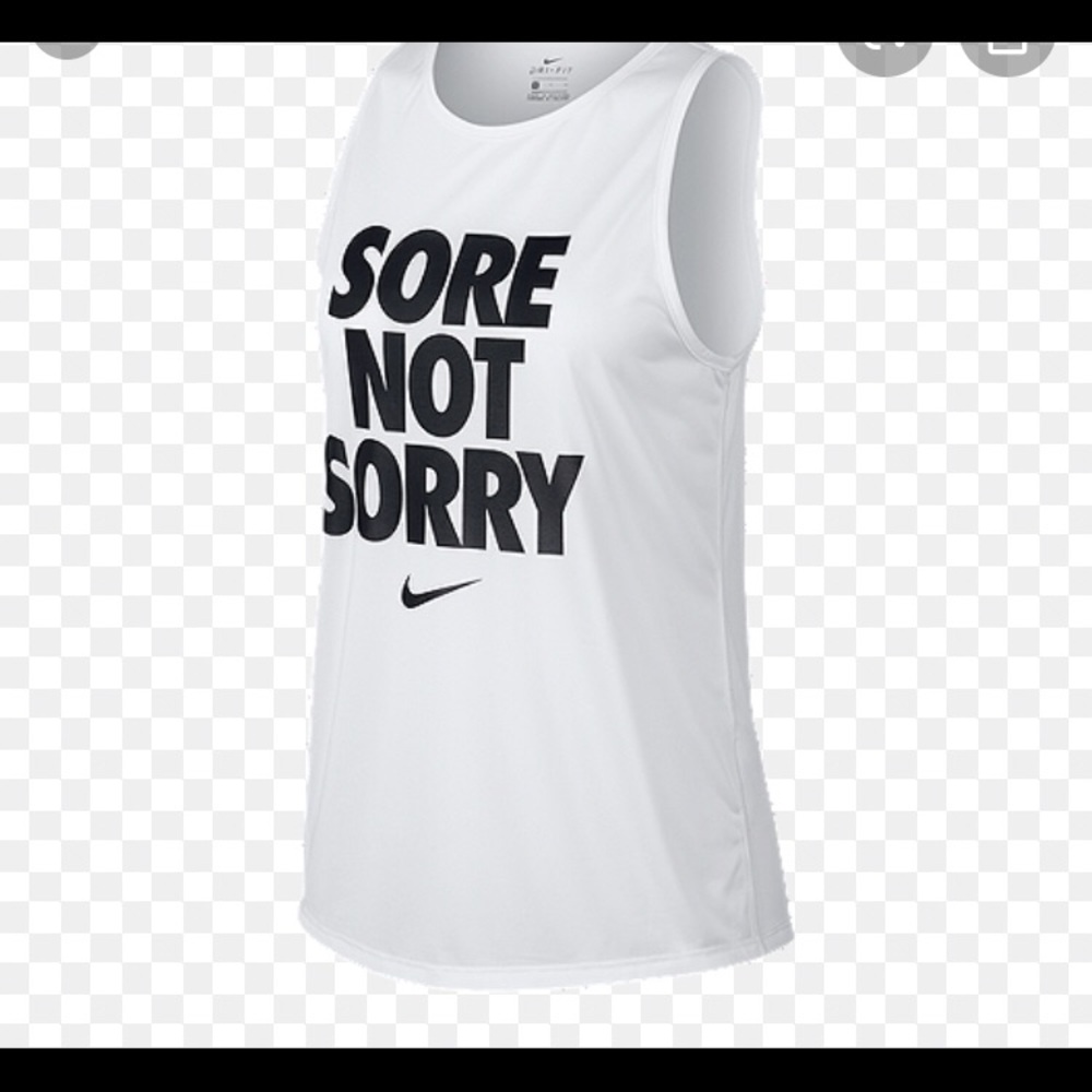 Nike Sore Not Sorry Tank SZ Large